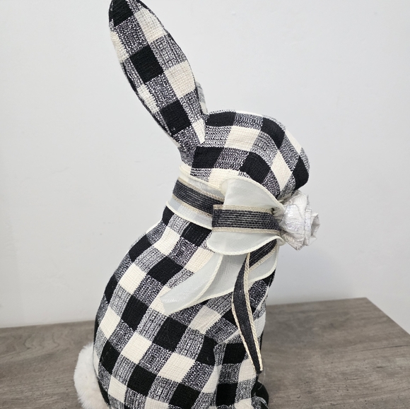 New Checkered Easter Bunny McKenzie child inspired Easter decor 2026 - Picture 4 of 7